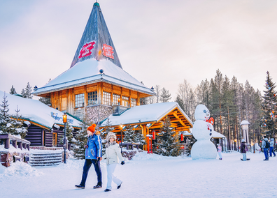 Santa's village in Rovaniemi, Lapland.