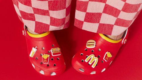 McDonald's has confirmed a collaboration with Crocs.