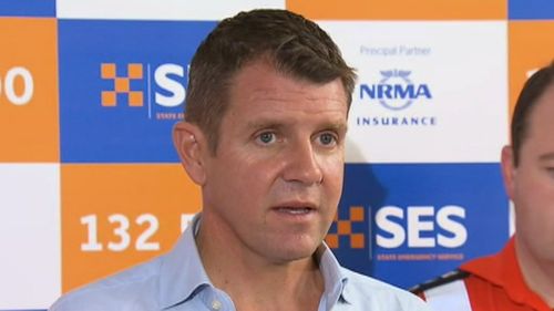 NSW Premier Mike Baird said he is the commissioner's number one fan. (9NEWS)