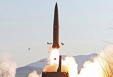 North Korea launched two ballistic missiles into which sea this week?