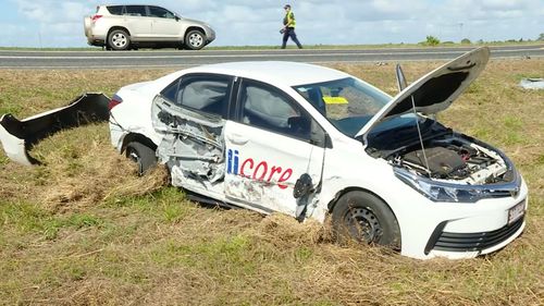 Police allege the 26-year-old Bundaberg Man was involved in a single-vehicle crash this morning just before 9 am. He's then alleged to have fled the scene in a white holden sedan. 