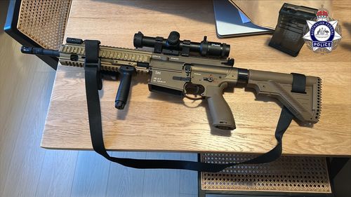 A replica firearm was found at an address in Double Bay.