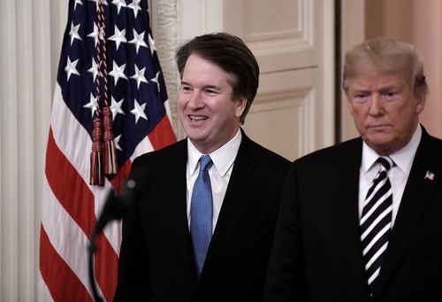 Brett Kavanaugh was sworn in during an official ceremony yesterday at the White House.