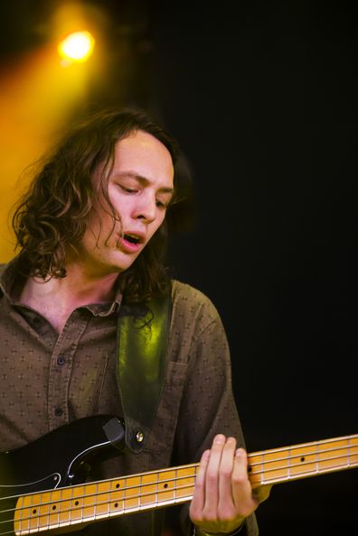 Nick Weaver of Deep Sea Arcade performs on stage on Day 1 of Lowlands Festival 2013 at Evenemententerrein Walibi World on August 16, 2013 in Biddinghuizen, Netherlands. 