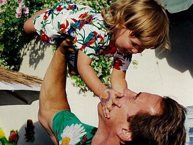 Arnold Schwarzenegger shared this photo of son Christopher in 2014.