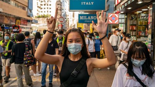 Hong Kong locals have been agitating for greater freedoms, as China seeks to tighten its hold on the territory.