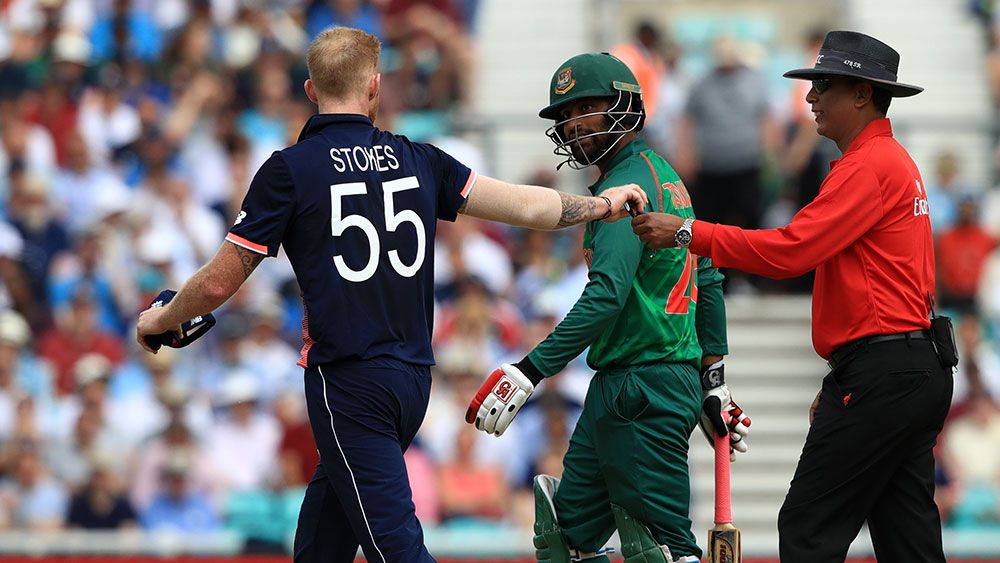 Ben Stokes and Tamim Iqbal in fiery confrontation