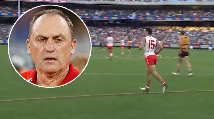'Disappointed' Swans coach hits back after damning vision reignites Sam Wicks feud