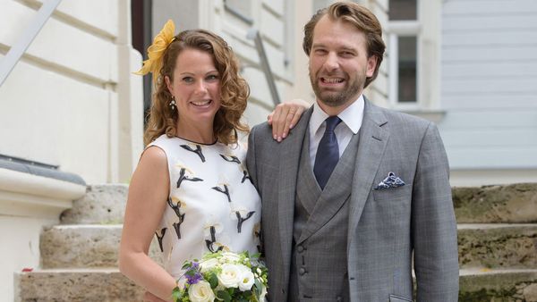 Prince Georg-Constantin of Saxe-Weimar-Eisenach with his wife, Olivia Rachelle Page