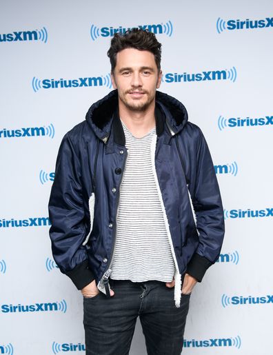 Actor James Franco visits the SiriusXM Studios on November 27, 2017 in New York City.