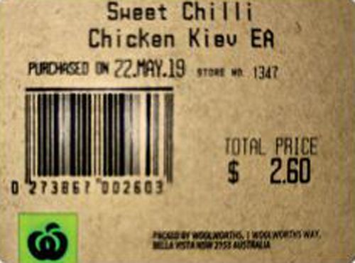 The recall applies to products purchased from the deli counter at some Woolworths supermarkets.