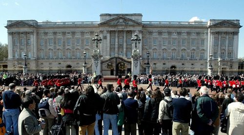 Police officer arrested after ammo stockpile found in Buckingham Palace lockers