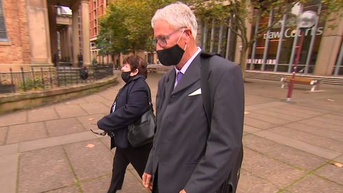 Bill Spedding pictured outside court today.