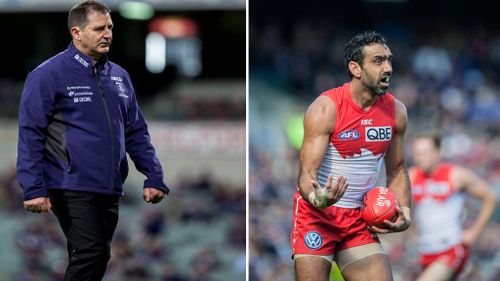 Dockers coach Ross Lyon says Perth booing of Adam Goodes 'disappointing'