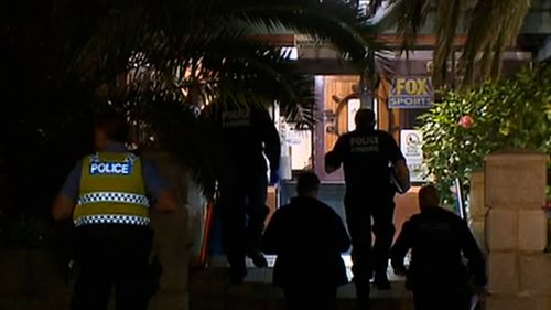 A trio is undergoing surgery after a pub brawl turned into a machete attack in Western Australia.