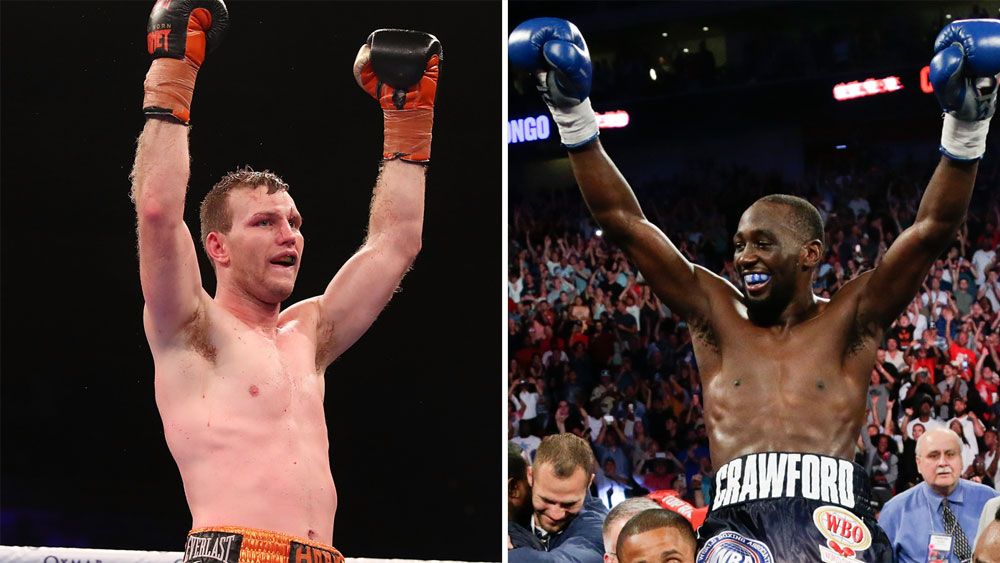 Horn wins WBO welterweight title defense against Corcoran Horn wins WBO welterweight title defense against Corcoran