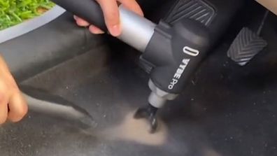 TikTok massage gun cleaning hack