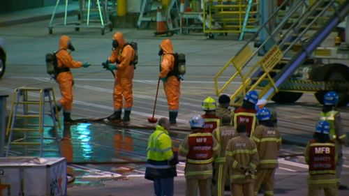 AFP investigating 'white powder' found on board Qantas aircraft in Melbourne