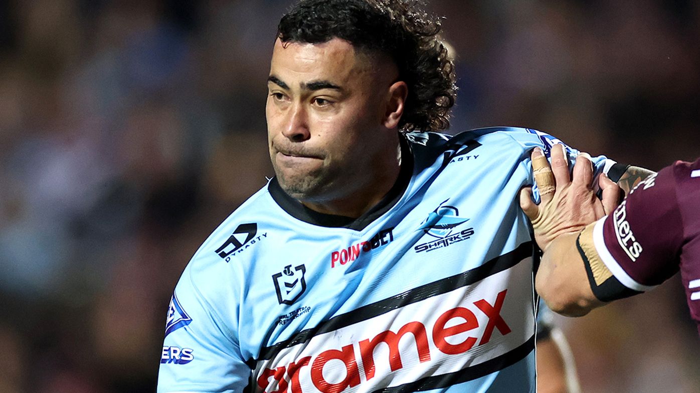 Andrew Fifita in action for the Sharks.
