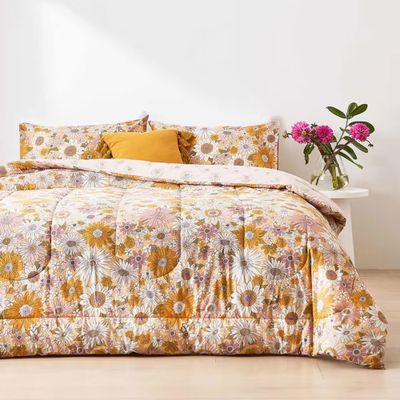 Clementina reversible comforter set: $30 to $45