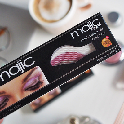 <a href="http://www.skinsentials.com.au/eye-majic-instant-eye-shadow?gclid=CI6r3ZWAiNUCFY2WvQodmDIEHQ" target="_blank">Eye Majic Instant Eye Shadow, $3.50.</a> Why? No time to blend a smokey eye? Press it on and peel it off and you're left with 'blended' shadow that lasts all day.