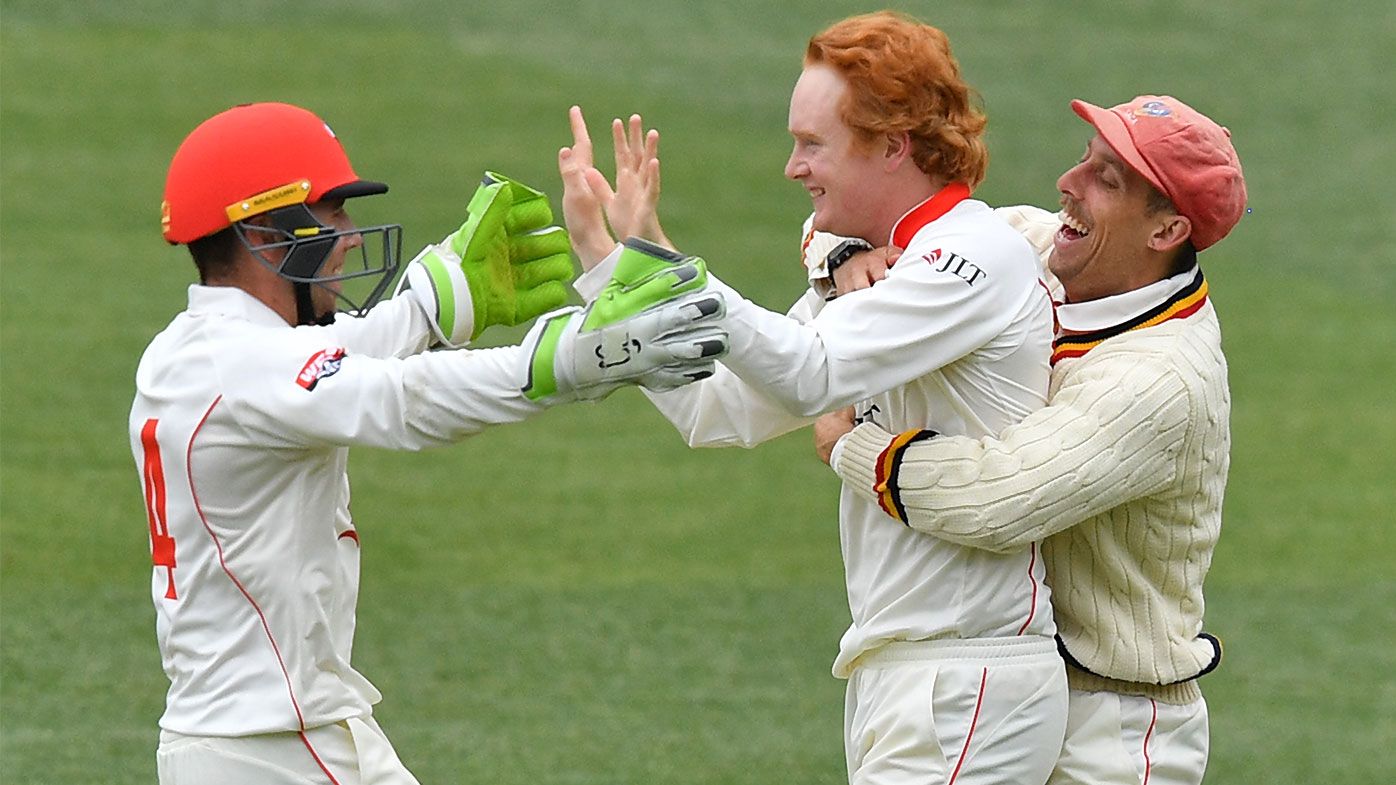 Lloyd Pope channels his inner Shane Warne with a stunning maiden first-class wicket