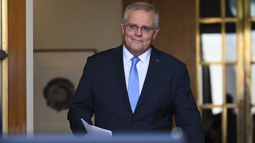 Prime Minister Scott Morrison has told voters "this election is about you" as he set down a six-week campaign.