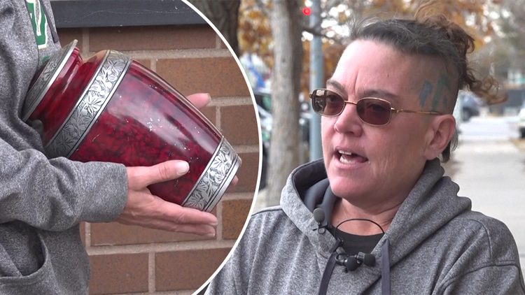 Kansas City woman horrified after father's cremated remains buried 'in a plastic bag'
