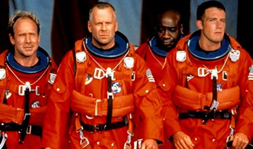 Bruce Willis in the 1998 Hollywood movie Armageddon.