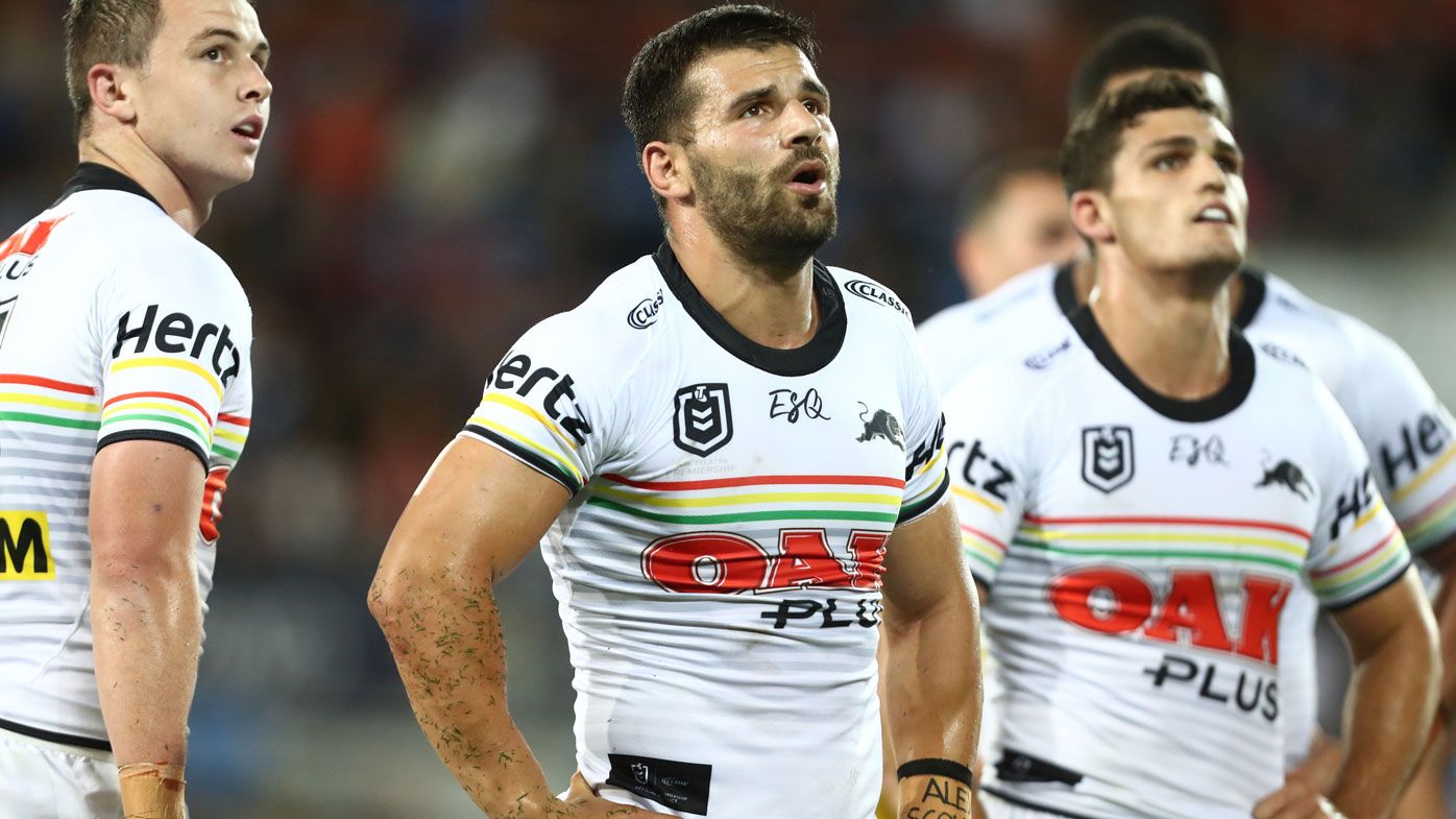 Dylan Edwards, Josh Mansour and Nathan Cleary 