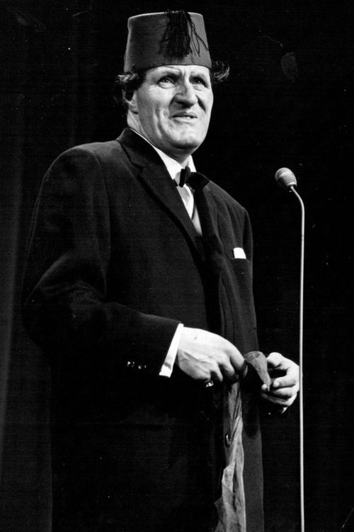 Tommy Cooper was known for his comedic magic act.
