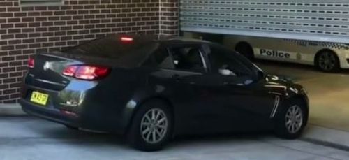 Aysha Learmonth was quietly whisked into Burwood Local Court in Sydney by a police car. (9NEWS)