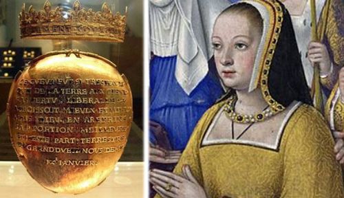 Queen's heart stolen from French museum