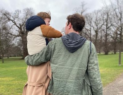 princess eugenie and jack brooksbank with son