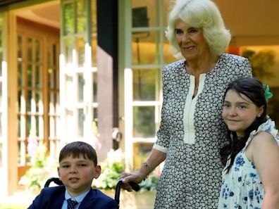 queen camilla tea party vip children guests missed buckingham palace garden party