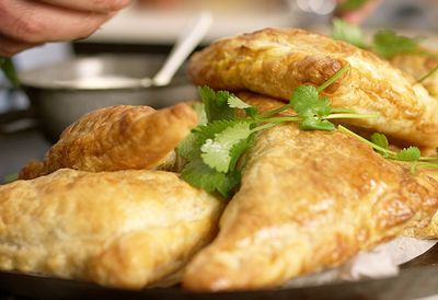 Re-pie-cled curry puff pastry parcels