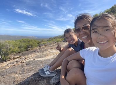 Angela Bonus on her travels around Australia with her two daughters.