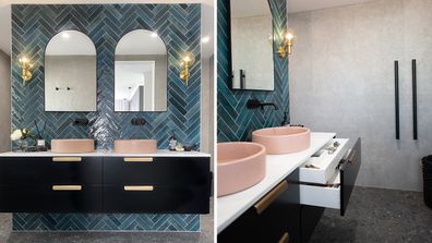 El'ise and Matt's renovation: A bold and eclectic master ensuite