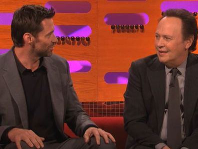 Hugh Jackman dan Billy Crystal di Pertunjukan Graham Norton