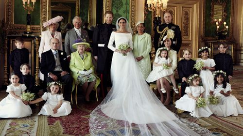 Official royal wedding 2018 group photo