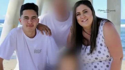 The heartbroken family of a budding rugby star who was killed in a Perth car crash has gathered at a makeshift memorial after rushing to Western Australia from interstate and overseas.
Malakai Chase, 19, is being remembered for his "cheeky nature", as it was revealed his mother was unable to say goodbye.