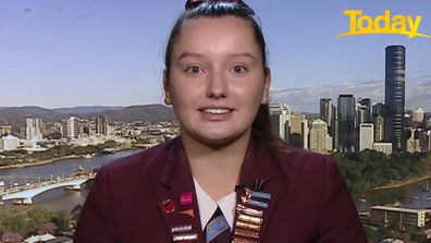 Queensland student Paige Prieditis said Year 12 has been a 'difficult' year with remote learning and limited face-to-face interaction. 