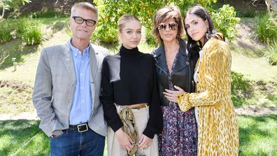 Harry Hamlin, Delilah Belle Hamlin, Amelia Gray Hamlin and Lisa Rinna.