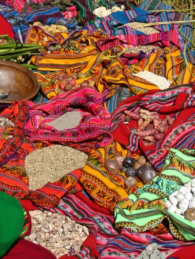 1. Oven tapestries and rugs in Peru
