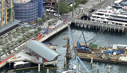 Union claims it was stopped from inspecting Barangaroo site after safety concerns 