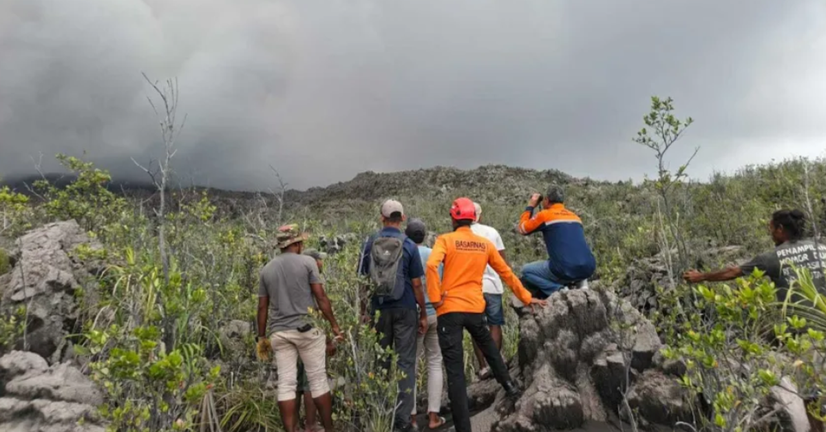 Three killed, others trapped after volcano erupts in Indonesia