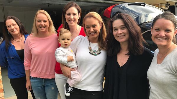 Golden girls: A group of local mums is helping mums in need. Image: Facebook/BabyGiveBack