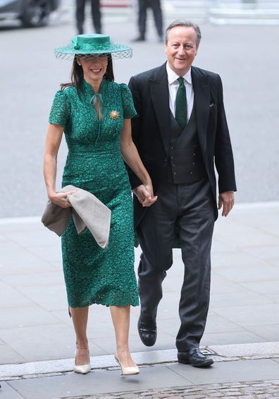 Former Prime Minister of the United Kingdom David Cameron and Samantha Cameron 