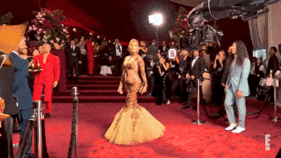 Glambot Jennifer lopez looper golden globes red carpet 2026