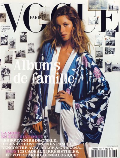 Vogue Paris December 2002 January 2003 by Mario Testino